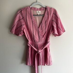 Pink Summer Blouse by Julie Brown